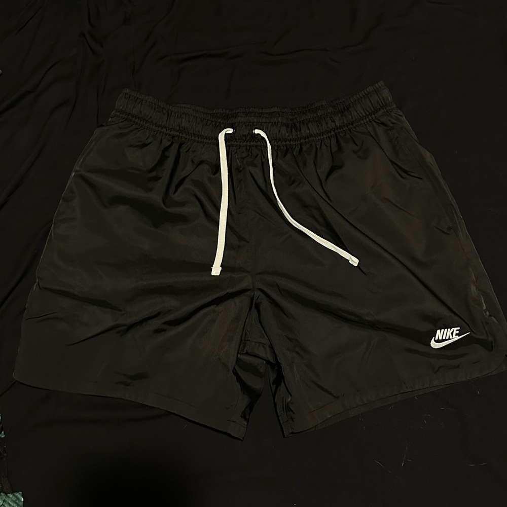 Brand new black Nike woven shorts